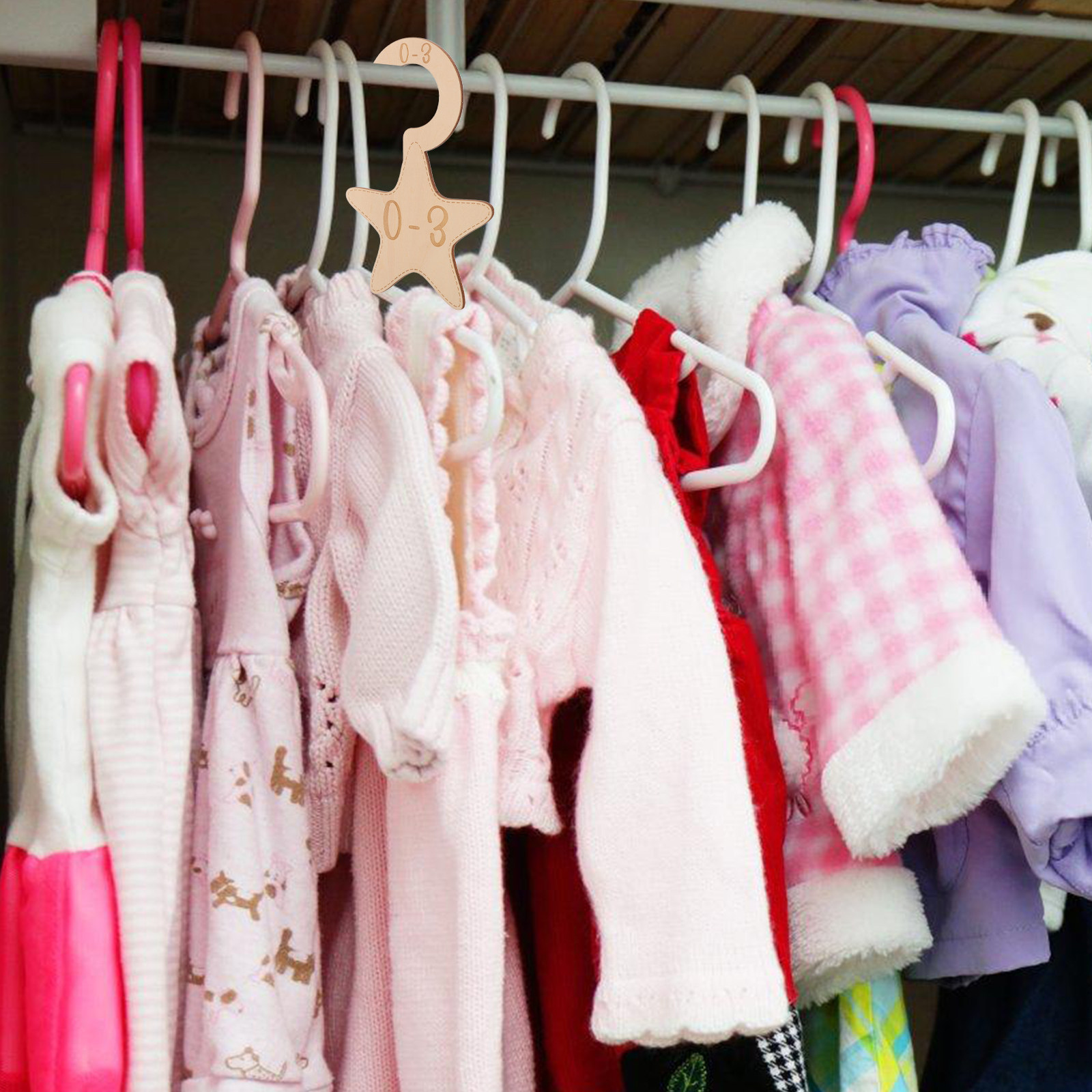 Baby Clothing Storage - 7 divisori per armadio per vestiti