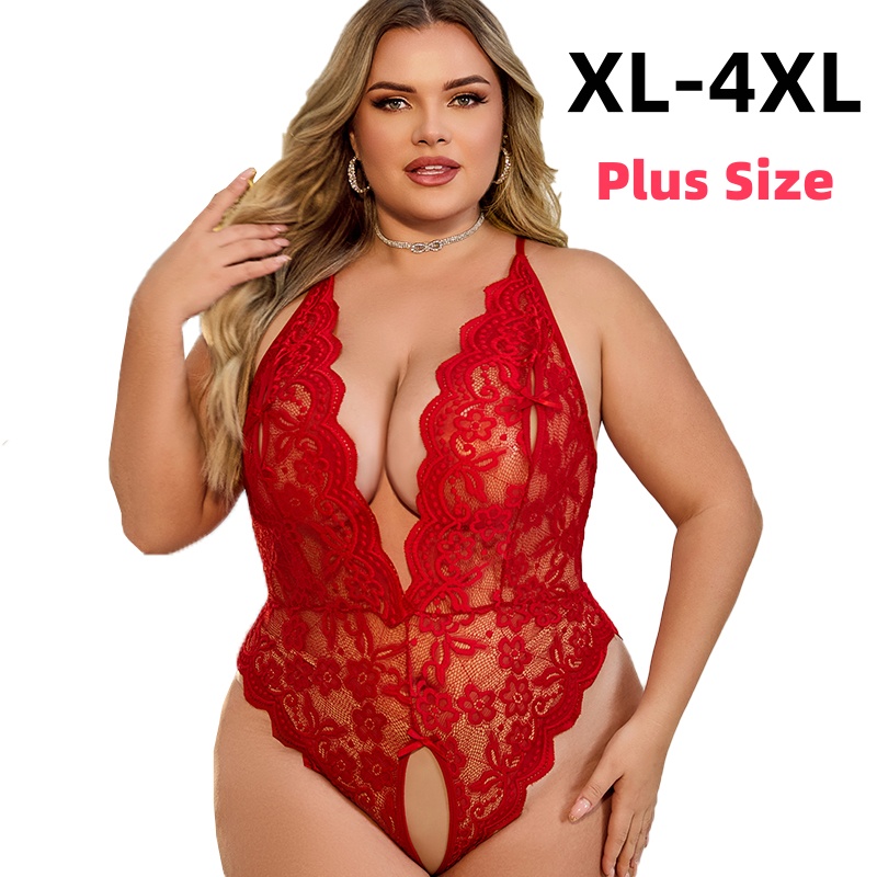 Baby Xl - XL-4XL Body in pizzo senza cavallo