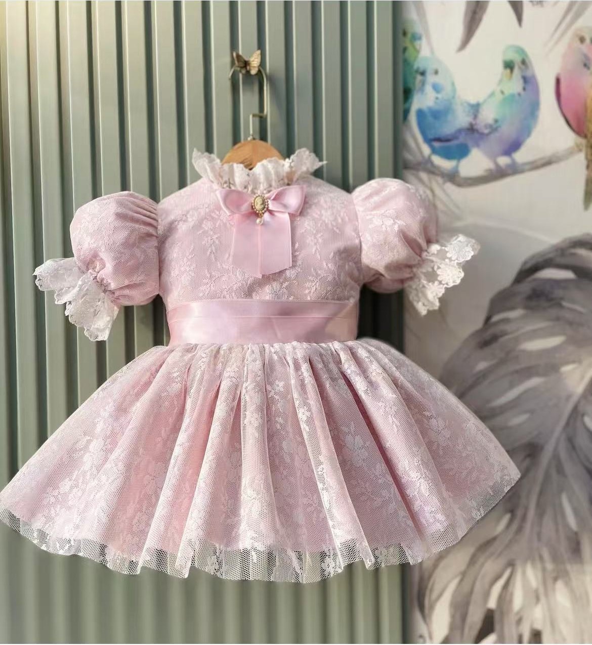 Baby Z Clothing - 0-12 anni neonata estate rosa maglia