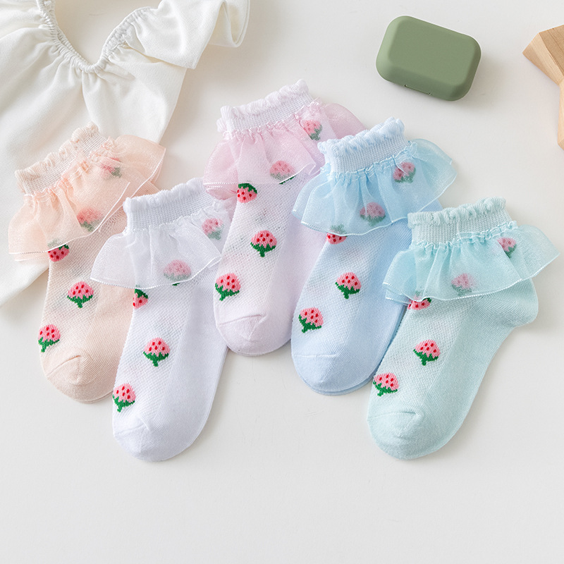 Toddler Sock Set - 5 paia/set di calzini per bambine,