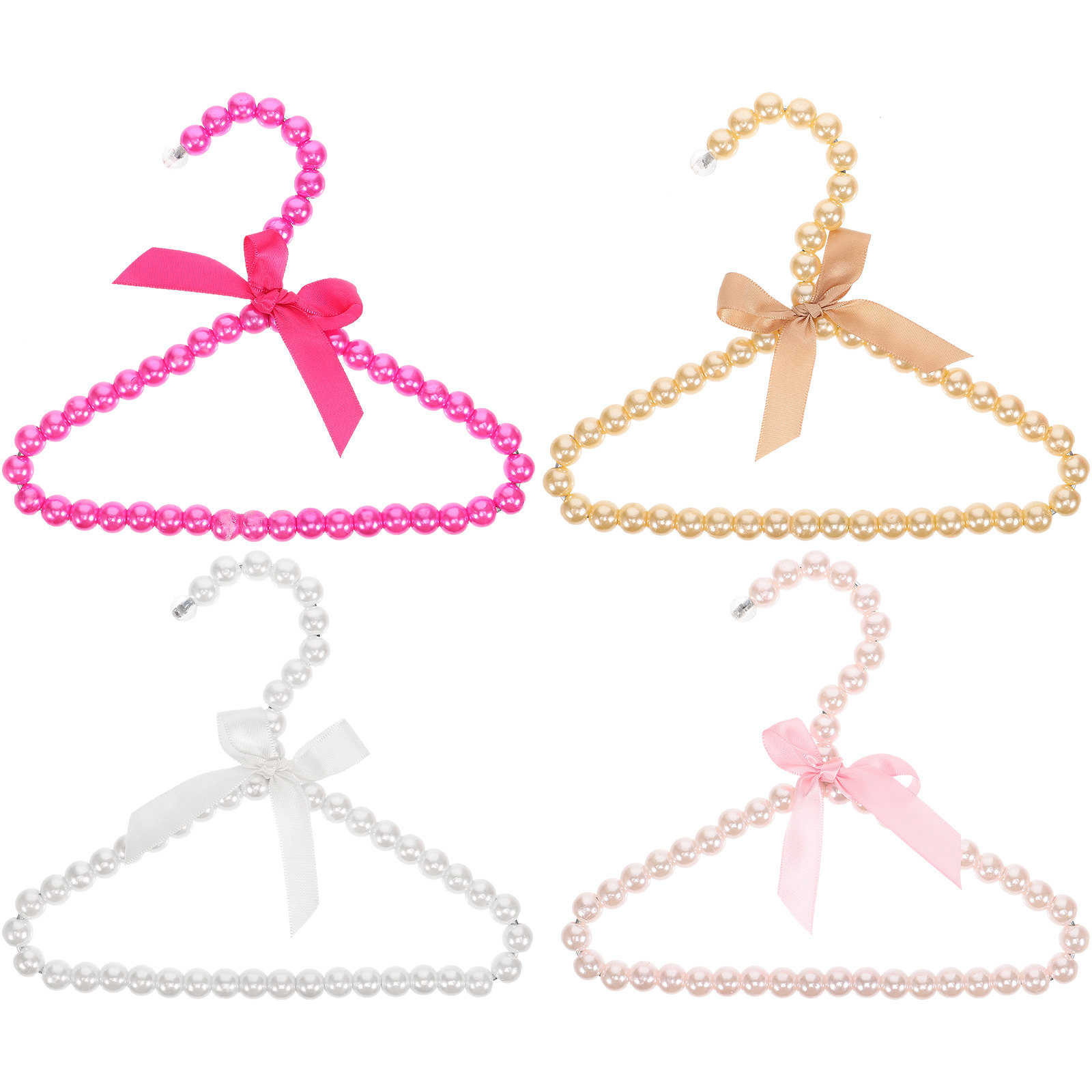 4 Pezzi di Appendini con Perle - Baby Clothing Storage recensione e prezzo